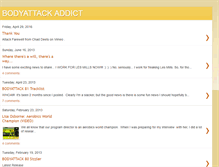 Tablet Screenshot of bodyattackaddict.blogspot.com