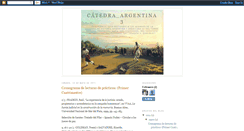 Desktop Screenshot of catedraargentina3.blogspot.com