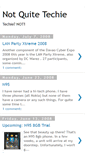 Mobile Screenshot of notquitetechie.blogspot.com