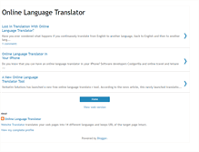 Tablet Screenshot of onlinelanguagetranslator.blogspot.com