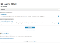 Tablet Screenshot of delaatsteronde.blogspot.com