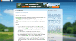 Desktop Screenshot of golfinstructions1.blogspot.com