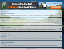 Tablet Screenshot of golfinstructions1.blogspot.com