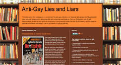 Desktop Screenshot of antigayliesandliars.blogspot.com