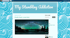 Desktop Screenshot of mystumblingaddiction.blogspot.com