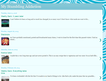 Tablet Screenshot of mystumblingaddiction.blogspot.com