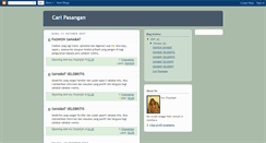 Desktop Screenshot of caripasangan.blogspot.com