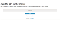 Tablet Screenshot of girlinthemirror.blogspot.com