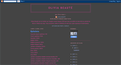 Desktop Screenshot of oliviabeaute.blogspot.com