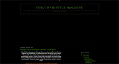 Desktop Screenshot of curly-hair-style-magazine.blogspot.com