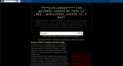 Desktop Screenshot of alfajuegos.blogspot.com