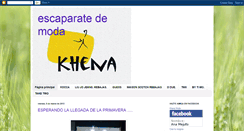 Desktop Screenshot of escaparatekhena.blogspot.com