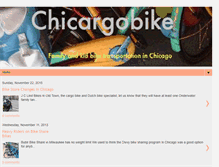 Tablet Screenshot of chicargobike.blogspot.com