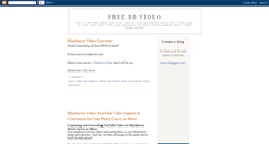 Desktop Screenshot of free-bb-video.blogspot.com