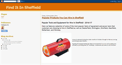 Desktop Screenshot of finditinsheffield.blogspot.com