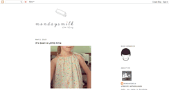 Desktop Screenshot of mondaysmilk.blogspot.com