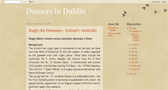 Desktop Screenshot of domersindublin.blogspot.com