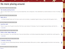 Tablet Screenshot of nomorepissingaround.blogspot.com