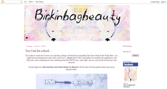 Desktop Screenshot of birkinbagbeauty.blogspot.com