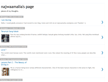 Tablet Screenshot of najwaamalia18.blogspot.com
