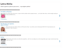 Tablet Screenshot of letraminha.blogspot.com