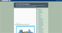Desktop Screenshot of free-online-newspapers.blogspot.com