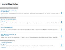 Tablet Screenshot of honestbushbaby.blogspot.com