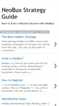 Mobile Screenshot of neobuxstrategyguide2011.blogspot.com