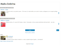 Tablet Screenshot of modrasrebrina.blogspot.com