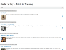 Tablet Screenshot of carla-artistintraining.blogspot.com