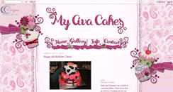 Desktop Screenshot of myavacakes.blogspot.com