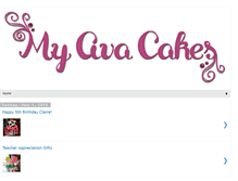 Tablet Screenshot of myavacakes.blogspot.com