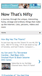 Mobile Screenshot of nowthatsnifty.blogspot.com