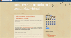 Desktop Screenshot of creandousuarios.blogspot.com
