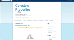 Desktop Screenshot of celestesproperties.blogspot.com