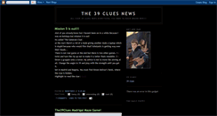 Desktop Screenshot of 39cluesnews.blogspot.com