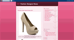 Desktop Screenshot of fashion-designer-shoes.blogspot.com