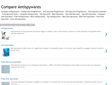 Tablet Screenshot of compareantispywaresonline.blogspot.com