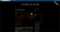 Desktop Screenshot of catedraldapalavra.blogspot.com