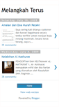Mobile Screenshot of melangkahterus.blogspot.com