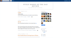 Desktop Screenshot of bhm-fuglyhorseofthedayreview.blogspot.com