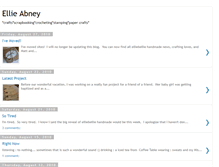 Tablet Screenshot of ellieabney.blogspot.com