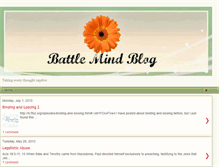 Tablet Screenshot of battlemindblog.blogspot.com