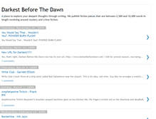 Tablet Screenshot of darknessbefore.blogspot.com
