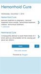Mobile Screenshot of hemorhoid-cure.blogspot.com