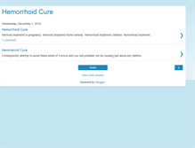 Tablet Screenshot of hemorhoid-cure.blogspot.com