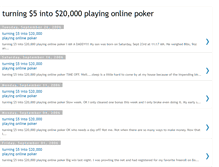 Tablet Screenshot of makemoneyplayingpoker.blogspot.com