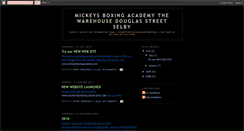 Desktop Screenshot of mickeysboxingacademy.blogspot.com