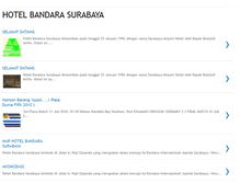 Tablet Screenshot of hotelbandarasurabaya.blogspot.com