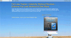 Desktop Screenshot of celebrity-workout.blogspot.com